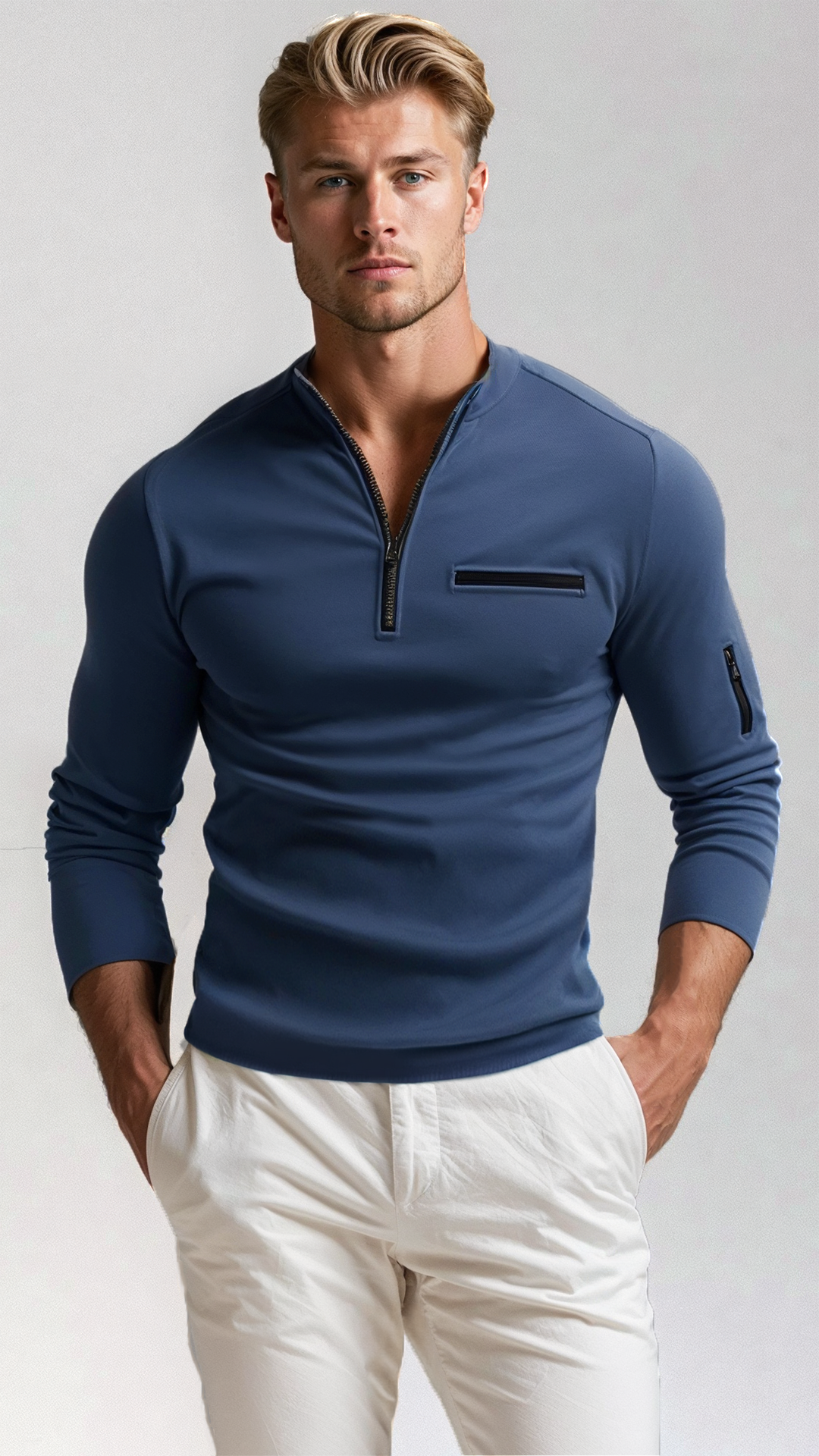 Sanderˢᵗ| Zip Polo